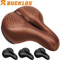 BUCKLOS Verdickter Fahrradsattel 28*22cm Ergonomischer Fahrradsitzkissen Komfortabler Rennrad- und Mountainbike-Sattel Wasserdichter MTB-Sitz Fahrradzubehör
