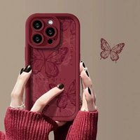 Purple Butterfly Couple Phone Case For Oppo Reno12 Reno11 Reno10 Reno8 Reno7 Reno6 Z T F Pro Plus 4G 5G Soft TPU Back Cover