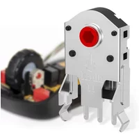 Kailh Decoder 5/7/8/9/10/11mm Red Core Rotary Mouse Scroll Wheel Encoder 1.74mm hole 20-40g force for PC Mouse alps encoder