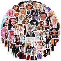 50PCS Cartoon Bratz Doll Graffiti DIY Waterproof Sticker Phone Notebook Gift DIY Laptop Guitar Phone Waterproof Decals