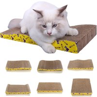Planche à gratter pour animaux de compagnie, jouets pour chats, tampon en carton ondulé, clous de meulage, meubles de protection interactifs, jouet à gratter pour chats