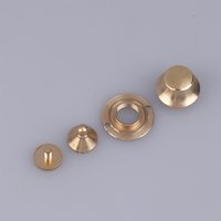 Brass Mortise Clip Buckle Lock Durable Handbag Hardware Tuck Lock for Leather Bag Craft Purse Closure