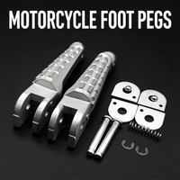 Rear Foot Pegs Footrests For Ducati Monster 696 2009-2014/Monster 1100 2009-2010/Monster 797 2017-2019/Scrambler Icon 2016-2017