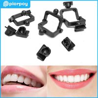 PIORPOY 100Pcs/Bag Disposable Dental Articulator Plastic Black High Neck Low Neck Articulator Dental Lab Tools Dropship