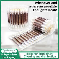 Disposable Iodine Alcohol Disinfectant Cotton Swab Nursing Supplies, Used For Disinfecting Wounds And Outdoor Survival First Aid