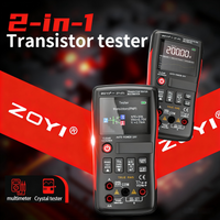 ZOYI ZT-XT1 2-w-1 Cyfrowy Multimetr LCR i Tester Tranzystorów, do Testowania Napięcia, Rezystancji, Diod i Przewodności