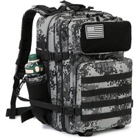 45L Tactical Backpack survival Bag Hunting MOLLE Backpack GYM For Men EDC Outdoor Hiking Rucksack Witch Bottle Holder