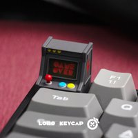 Lobo Keycap Retro Arcade Game Translucent Resin Artisan Single ESC Keycap Custom Anime Cultural For Mechanical Gaming Keyboards