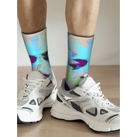AliExpress Syntecso George Floyd Poster Socks Anti Sweat Stockings Women Men Medium Soft Cycling Socks Autumn Korean Custom Socks