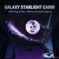 Car Ceiling Star Projection Lamp Bedroom USB 5V Star Sky Ceiling Light Portable Starry Night Effect for Vehicle And Home