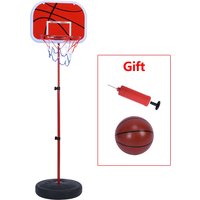 Basketball Hoop Board Height Adjustable Basketball Stand System Hoop Backboard Net Kit for Children Adjustable Basketball System