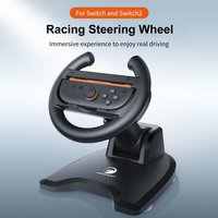 HONCAM Universal Racing Wheel Stand for Switch & Switch2 Joycon Game Wheel Controller with Secure Suction cup base for NS2 acces