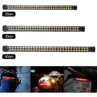 20/30/40cm Motorcycle Taillight LED Turn Signal Led Strobe Brake Light Direction Light LED Decorative Light Warning Taillight