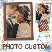 RUOPOTY Custom Photo Full Square Round Diamond Painting With Your Own Photo Diamond Mosaic Living Room Decoration Holiday Gifts