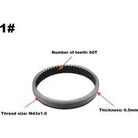 AliExpress MEROCA 1 Pc Road Bicycle Tower Base Pawl Tooth Ring Chrome Steel 60T 6.5mm Thickness Claw Toothed Ring Bike Chainring Accessories