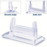 5/10/15pcs Clear Acrylic Card Display Stand for PSA Graded Cards & Sports Cards & Baseball Cards Holder Collectibles Home Decor