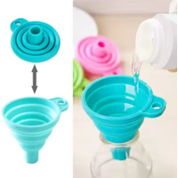 1/3/5/10 pcs S L Folding Silicone Funnel for Filling Bottles Kitchen Silicone Funnel Collapsible Kitchen Gadgets Oil Filler