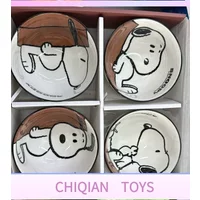 Snoopy 4 Piece Ceramic Rice Bowl Set 2026 New High Aesthetic Personal Use Household Birthday Gift For Family And Friends