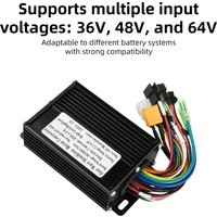AliExpress diymore 36V 48V 64V 30A Sine Wave Brushless Motor Controller 750-1500W Three-Mode Driver SM Connector Instrument Electric Bicycle S866