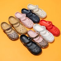 Ballet Hole Shoes Women's 2026 New Summer Outdoor Mary Jane Sandals Anti-slip Deodorant Flat Bottom Slippers Beach Shoes
