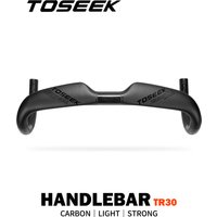 AliExpress TOSEEK TR30 Bike Carbon Road Handlebar 380/400/420/440mm UD Matt Internal Routing Road Bicycle Handle Bar Bicycle Parts