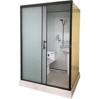 【Hot】New China Portable Outdoor Prefabricated Bathroom Unit Mobile Shower and Cabin Portable Convenient Mobile Toilet