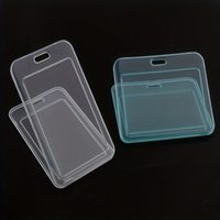 Transparent Two Types Card Women Men Student Bus Card Badge Holder Credit Card Bank ID Card School Supplies