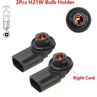 2x Car Turn Signal Light Socket For VW Beetle Scirocco H21W BAY9S Bulb Holder Base Accessories