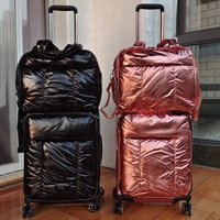 Ultralight Oxford 20 "boarding luggage Canvas travel case 14" travel bag backpack Crossbody bag Handbag Soft suitcase