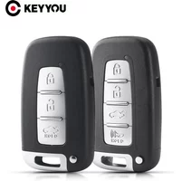 KEYYOU Keyless Go Smart Remote Car Key Shell Shell For Hyundai Elantra Tucson IX35 Sonata KIA Soul Rio Borrego Sorento Optima