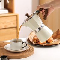 Aluminum Italian Moka Espresso Coffee Maker Percolator Stove Top Pot 150/300ML Kitchen Tools Stovetop Coffee Make