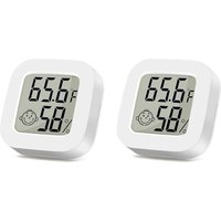 Hight Accurate Temperature and Humidity Monitor,Mini Digital Hygrometer Thermometer for Home,LCD Display Fahrenheit or Celsius