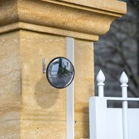 Driveway Safety Mirror 16cm Outdoor Convex Wide Angle Traffic Corner Garage Parking Assist Reflective Security Road Lens