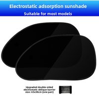 Car sunshade, electrostatic film car window, protect from light, sun protection and heat insulation(one pair)