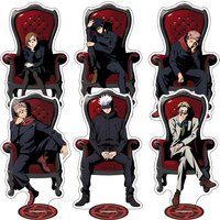 15cm Jujutsu Kaisens Choso Satoru Gojo Fushiguro Toji Geto Suguru Acrylic Stand Model Kawaii Cartoon Bottle Inumaki Toge Decor