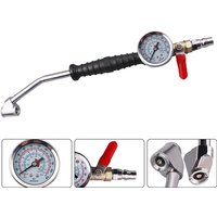 Tire Inflator Rod For Car Truck Vehicles With Tire Pressure Gauge Car Tire Manometro Tire Repair Tools 0-15Bar/220Psi Universal