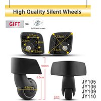 Suitable For Samsonite Wheel JY-105 JY-106 JY109 JY-110 Suitcase Load Wheel Suitcase Wheel Replacement Accessories Pulley