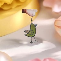 Unique Cute Resin Bird Dangle Drop Earrings For Women Charm Girls Leisure Party Jewelry Gift