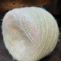 2-Pack Knitting Cord DIY Handcraft Doll Sweater Colourful Glass Silk Yarn Wool Hand Hat Bag Making Crochet Thread Home Decor