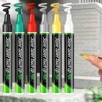 Tombstone Marker Inscription Restoration Pen Oil Based Quick Dry Waterproof Strong Coverage for Granite Stone Gravestone Letter