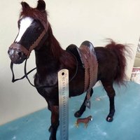 1/6 Scale Mount Horse War Horse Soldier Model with Saddle for 12'' Action Figure Toy Gift for Collection Enthusiasts & Adults
