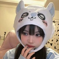 Chiikawa Hachiware Usagi Hat Cute Cartoon Cosplay Hood Toy Embroidery Photo Props Fun Party Outdoor Girl Decoration Gift
