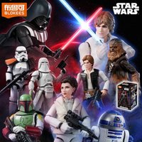 Blokees Star Wars Galaxy V2 Blind Box Poseable Model Kits Darth Vader Movie Figure Movable Action Blocks Toy Collectible Gift