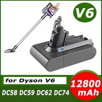 21.6V 6800mAh Li-ion Battery for Dyson V6 DC58 DC59 DC62 DC74 SV09 SV07 SV03 965874-02 Vacuum Cleaner Battery L30+charger