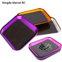 Mini Screw Mat MagneticTray Plate Aluminum Alloy Pad Bits Box For Car Boat Drone Rc Crawler Model Phone Repair Tools