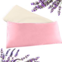 Lavender Eye Pillows for Relaxation Yoga Eye Pillow for Meditation Microwavable Moist Heat & Cold Eye Compress with Aromatherapy