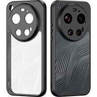DUX DUCIS Anti-Fingerprint Anti-drop Phone Case For Xiaomi 17 Pro Max 17 Ultra Cover TPU+Acrylic Lines Back Transparent Cover