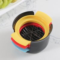 three-in-one ABS egg cutter 304 egg cut pine flower cutter kitchen gadget pine flower egg cutter