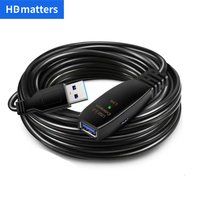 Active USB 3.0 extension cable 10M 5M USB 3.0 extension cord with booster amplifier USB 3.0 extender cable male to female