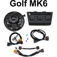 Manual air conditioner upgrade LCD automatic air conditioner kit for VW Golf 6 Golf MK6